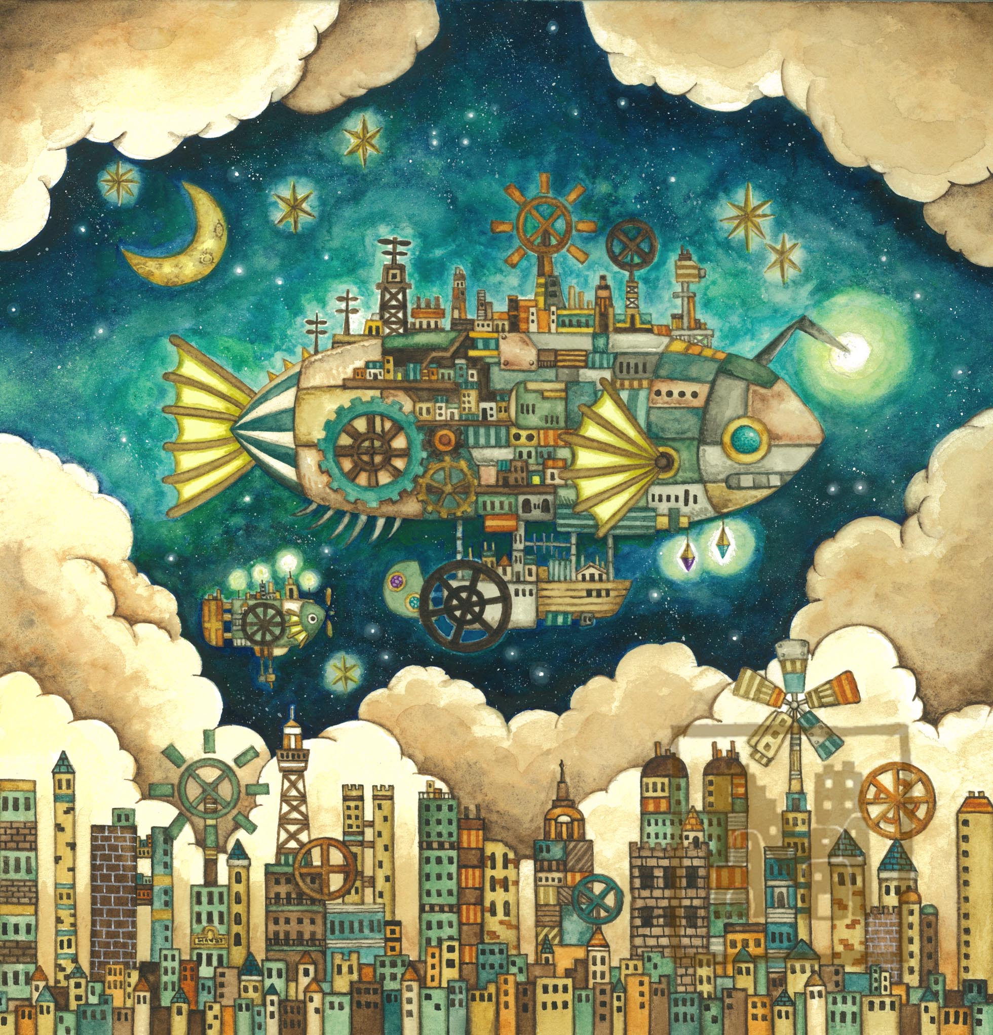 空飛ぶ魚の街 空想街雑貨店official Site